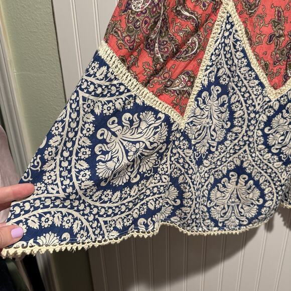 Anthropologie Vanessa Virginia Inez Patchwork Swing Dress Size 2 - Picture 3 of 8